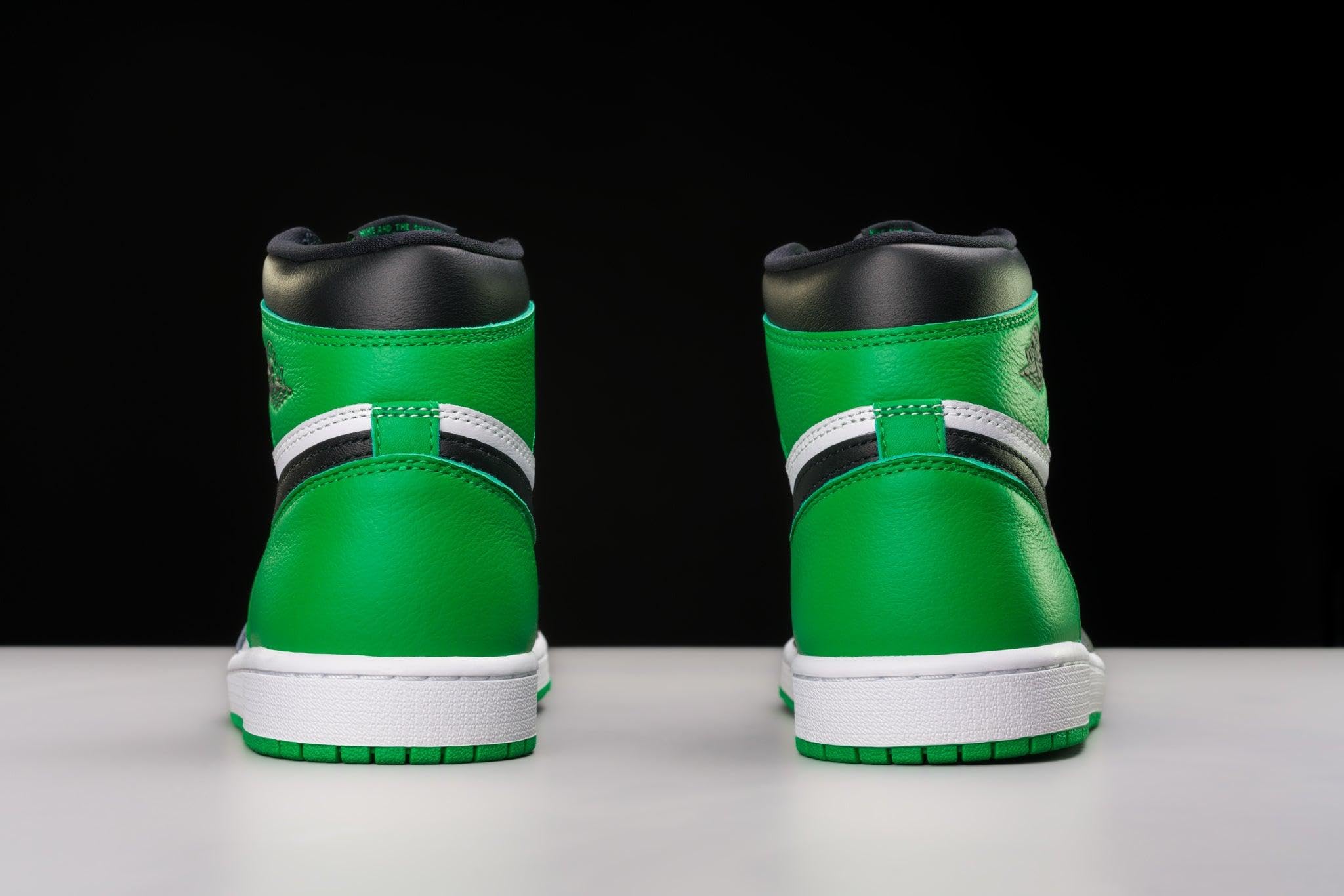Buy Nike Air JORDAN 1 RETRO HIGH OG Black and Lucky Green Air